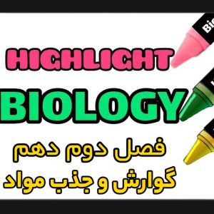 هایلایت فصل دوم زیست شناسی دهم (گوارش و جذب مواد)