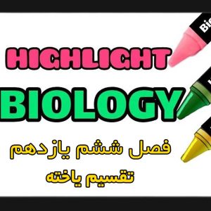 هایلایت فصل ششم زیست شناسی یازدهم (تقسیم یاخته)